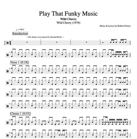 Play That Funky Music · Wild Cherry Guitar Bass Horns Drums