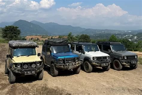 jimny challenge  hari pertama fitra eri  ridwan hanif kabarkan