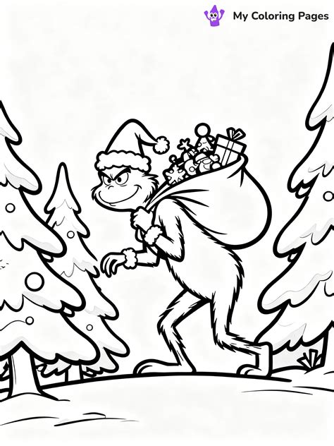 61 Grinch Coloring Pages (Free PDF Printables)