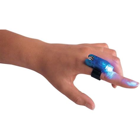 Led Bright Bluegreenwhitered Finger Torch Light Night Club Rave