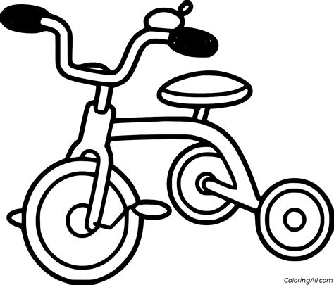 Tricycle Coloring Pages (25 Free Printables) - ColoringAll