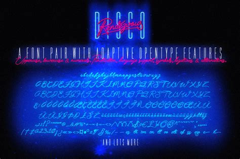 Disco Rendezvous: A Night Club Inspired Script Font by Wingsart