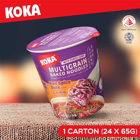 Koka Multigrain Five Spiced Duck Cup Noodles 24 Cups X 65g Shopee