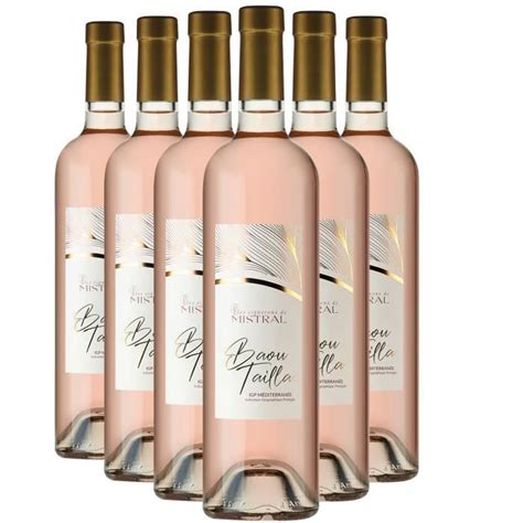 Méditerranée Baou Tailla Rosé 2022 Lot De 6x75cl Les Vignerons De