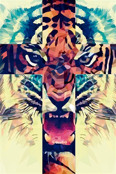 Tigre Low Poly On Behance