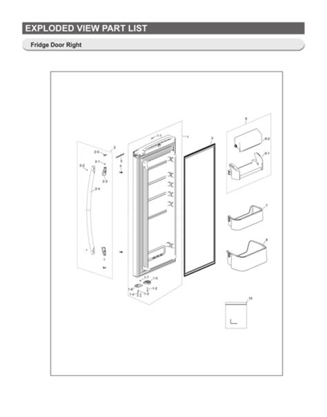 Samsung Rf18hfenbsrus 52 Bottom Mount Refrigerator Partswarehouse