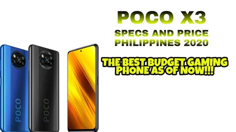 Poco X3 The Best Budget Gaming Phone For 2020 High Specs At Low