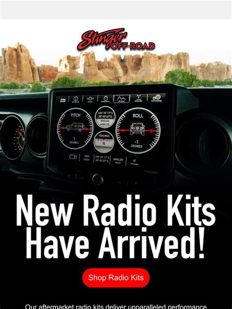 Stinger Off Road Discover Our Exciting New Radio Kits 📣 Milled