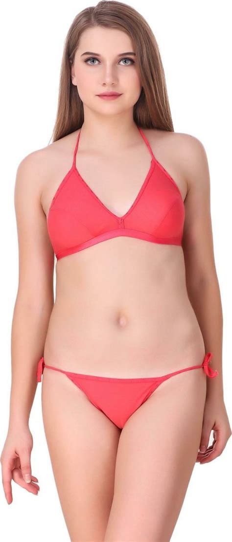 Buy Tace Women Pink Solid Hosiery Lingerie Set Online At Best Prices In