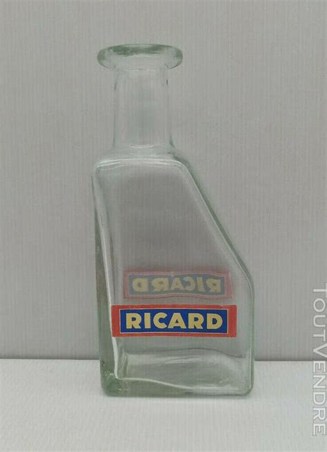 Rare Ancienne Carafe Ricard Vintage Collector Collection Bar Saint