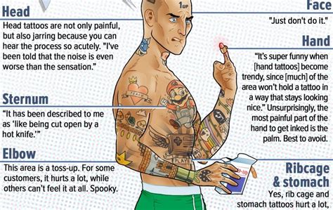 Tatouage Et Douleur Best Of Des Infographies Tattoome Le Meilleur