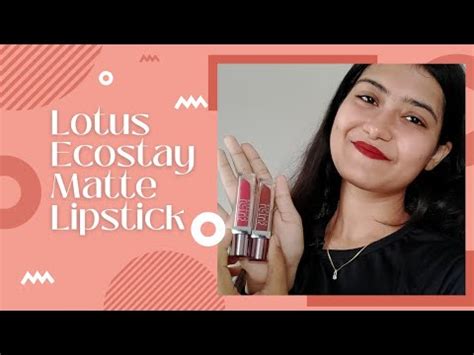 Lotus Makeup EcoStay Matte Lip Lacquer Review Best Liquid Lipstick