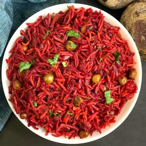 Beetroot Rice Beetroot Pulao Instant Pot Indian Veggie Delight