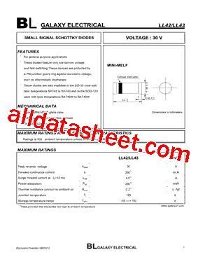 Ll Datasheet Pdf Galaxy Semi Conductor Holdings Limited