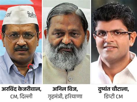 Haryana Home Minister Anil Vij Vs Arvind Kejriwal Vs Deputy Cm Dushyant