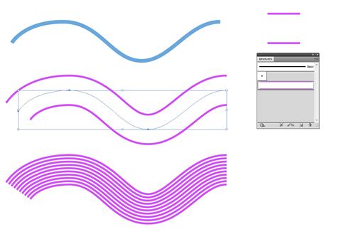 How To Create 2 Curved Lines In Illustrator That Are An Equal Distance