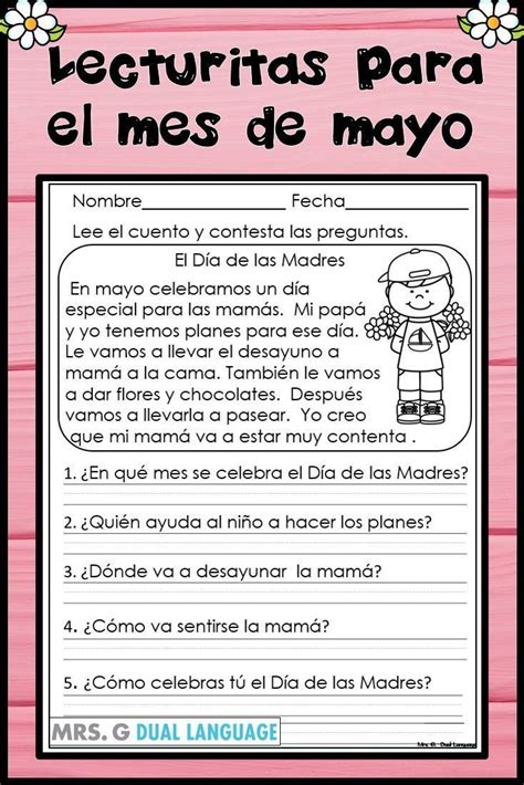 Basic Spanish Reading Comprehension Worksheets Reading Comprehension