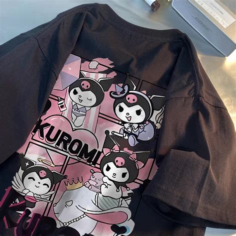 Jual Sezo T Shirt Kuromi Street Style Fashion Kaos Wanita Oversize