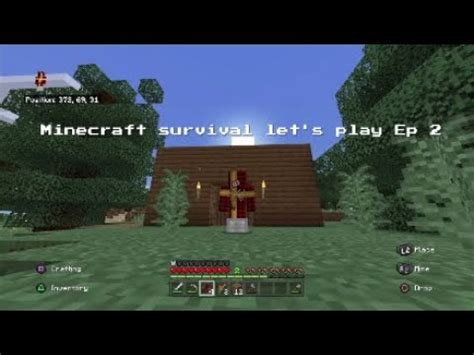 Minecraft Survival Let S Play Ep Building A House Youtube