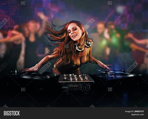 Beautiful Dj Girl On Image And Photo Free Trial Bigstock