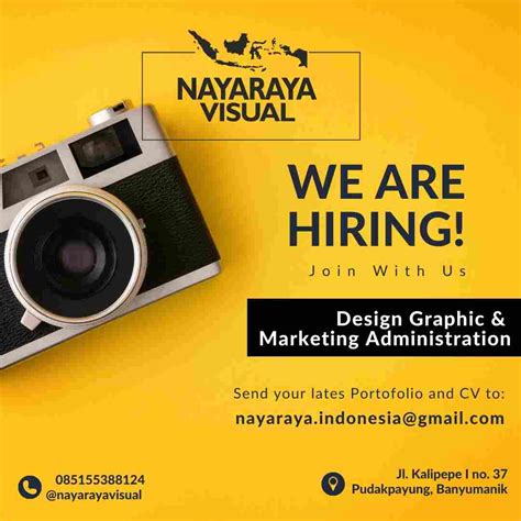 Lowongan Kerja Design Graphic Marketing Administration Di Nayaraya