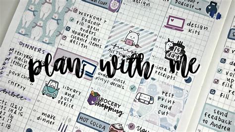 Chatty Plan With Me In My Hobonichi Cousin Feat Mandy Lynn Plans Youtube