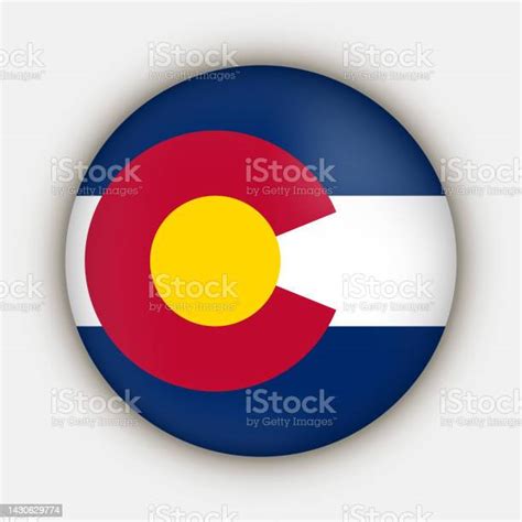 Colorado State Flag Vector Illustration Stock Illustration Download Image Now Badge