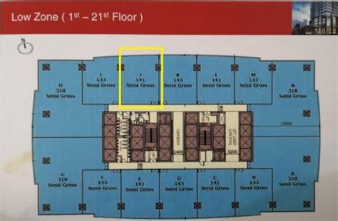 Kantor Disewakan Di Treasury Tower SCBD Jakarta Selatan Luas 141 Sqm