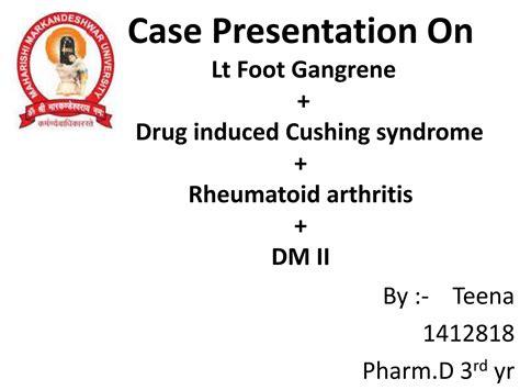 Case Presentation On Ra Ppt