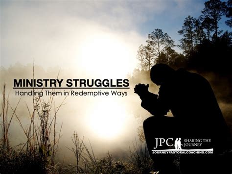 Ministry Struggles Journey Pastoral Coaching