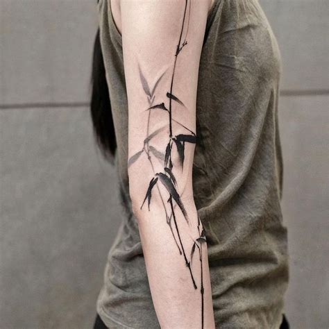 Chenjie Newtattoo On Instagram Bamboo Brushwork A Sense Of Ink