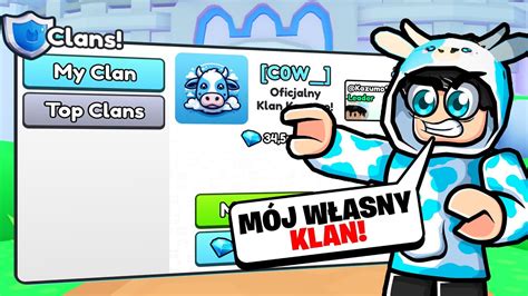 STWORZYŁEM SWÓJ WŁASNY KLAN w PET SIMULATOR 99 Roblox YouTube