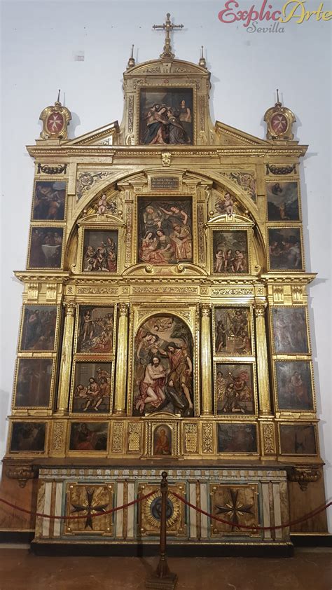 ExplicArte Sevilla El Retablo de San Juan Bautista de Martínez