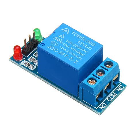 1 Channel 12V Relay Module with Optocoupler Isolation Relay High Level ...