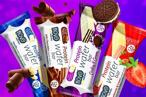 Novo Karton Protein Wafer Bar 12x40g Milk Chocolate Tejcsokoládé