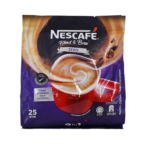 Buy Nescafe Zero In Unsweetened Instant Coffee Packets No Added