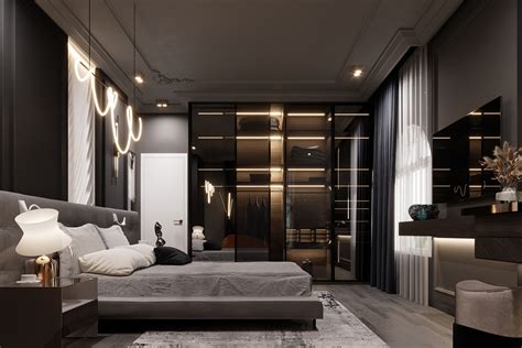 Dark Modern Bedroom on Behance