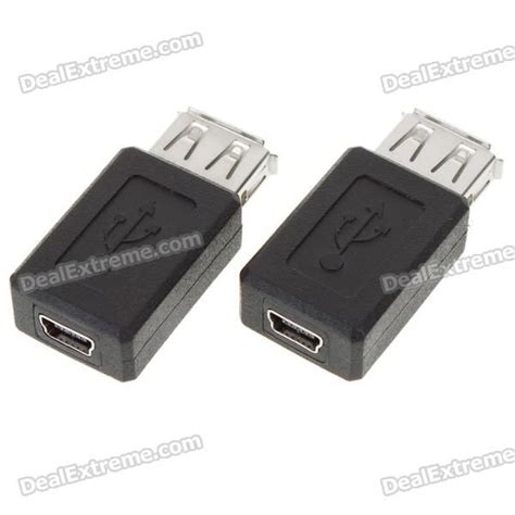 Usb Adapter A Rectangular Connector Female To Mini Usb Female Universal Usb 5 Pin Adapter