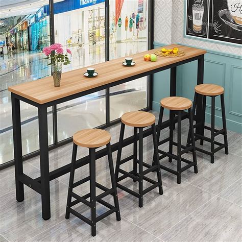 Reception Desk Counter Bar Table Wood Long Cocktail Night, 44% OFF