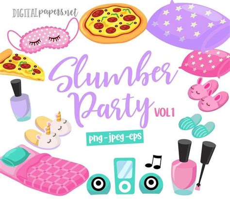 Slumber Parties Party Clipart Clip Art