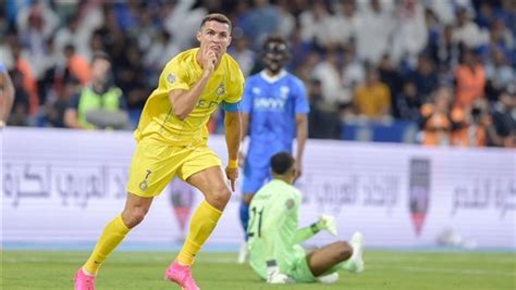 رونالدو ينقذ النصر ويفرض التعادل على الهلال في نهائي كأس الملك سلمان