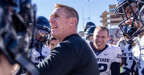 Utah State Fires Football Coach Blake Anderson