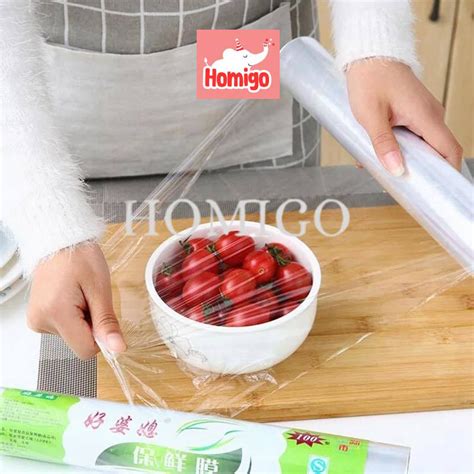 Jual Homigo Plastik Wrapping Bungkus Makanan Plastik Wrap Makanan Food