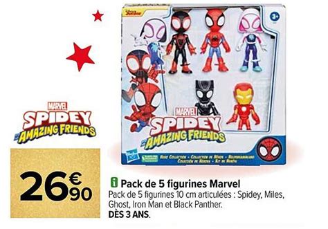 Promo Pack De Figurines Marvel Chez Carrefour Icatalogue Fr