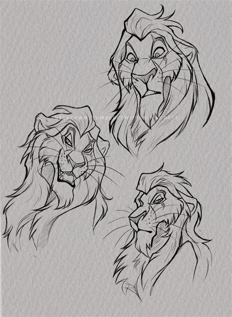 Lion King Scar Drawings