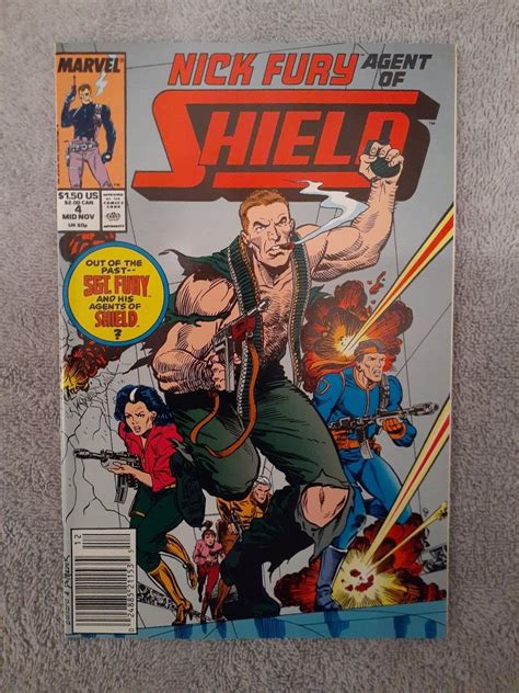 Nick Fury Agent Of Shield 4 Comic Books Comic Book Cover Nick