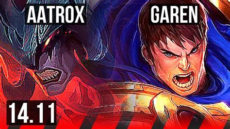 Aatrox Vs Garen Top 69 Winrate 6 Solo Kills Dominating Br