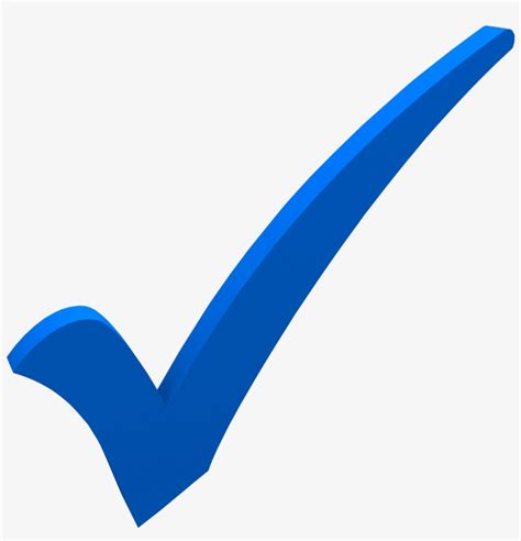 Free Blue Check Mark Png Blue Tick Images Png Transparent Png