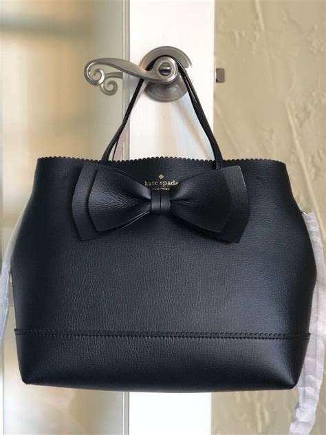 Kate Spade Vanderbilt Place Small Giorgia Bow Satchel Black 98687187459