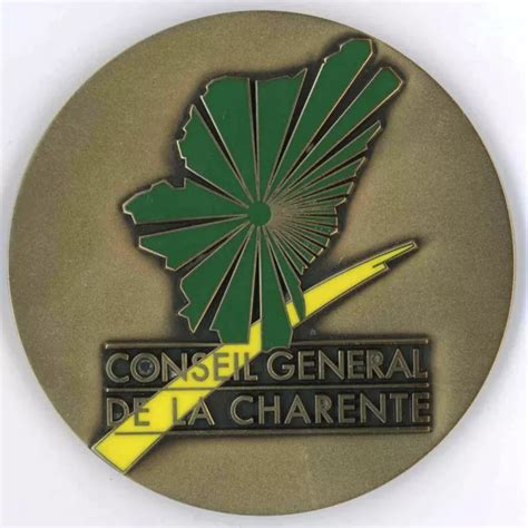 Conseil G N Ral De La Charente M Daille De Table Mm Eur